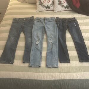 Lot of 3 jeans Vigoss, art class, Cherokee, size 7
